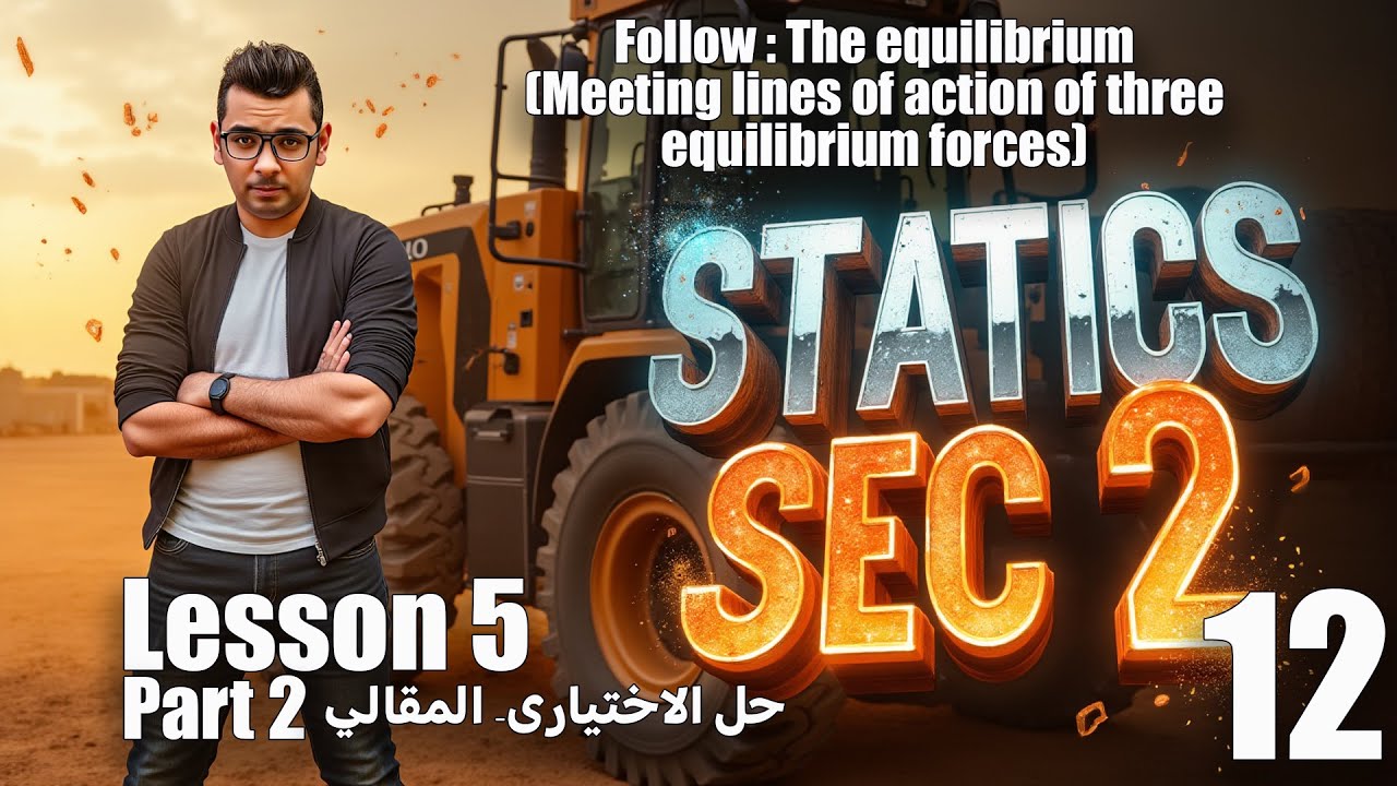 Statics | Sec 2 | Lesson 5 | Follow : The equilibrium - Part 2 | - YouTube