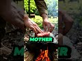 ASMR cooking meat near the river. #asmr #cooking #cookinginthewild