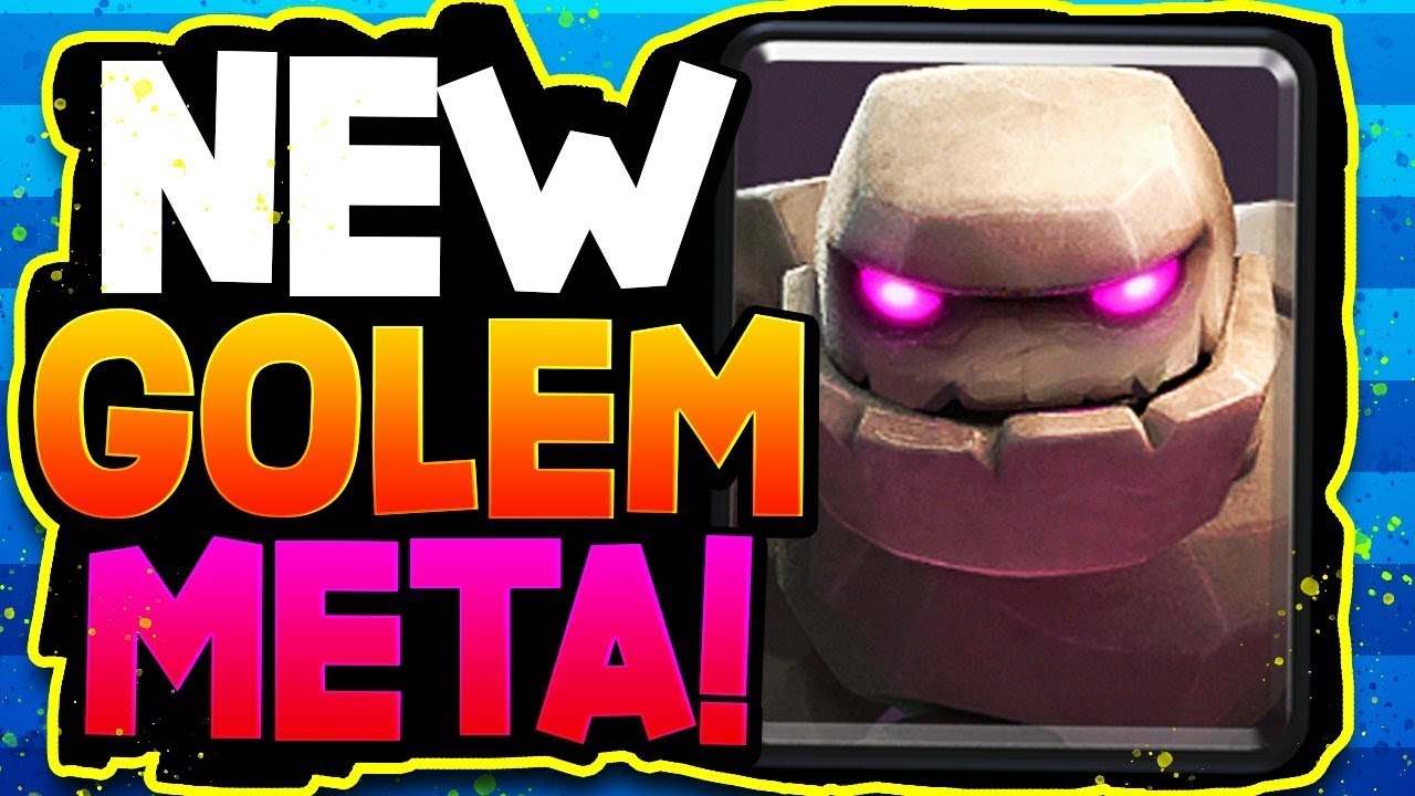 Clash Royale Golem Deck, New Meta GOLEM DECK, Best Golem Deck in Clash