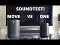 SONOS Move vs SONOS One Soundtest!