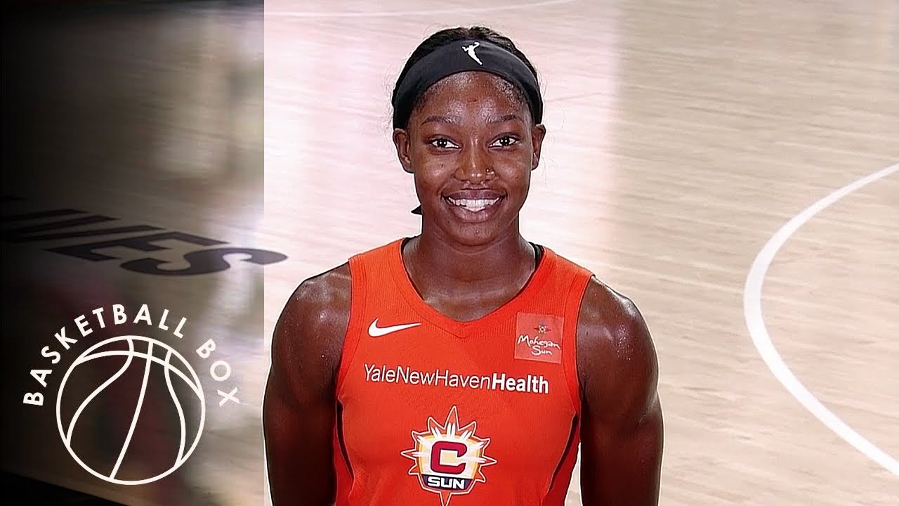 [WNBA] Kaila Charles Post-Game Interview, Connecticut Sun vs Washington ...