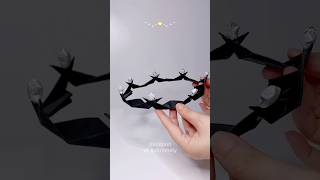Paper Crown #shorts #papercrown #papercraft #origami