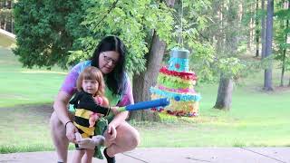 Happy Birthday Party Pinata at Camp Lerman