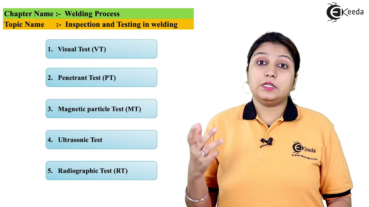 Inspection and Testing in Welding Welding Process Production