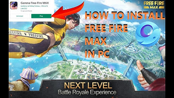 HOW TO INSTALL FREE FIRE MAX IN PC | GAMELOOP Emulator | MOLTNET GAMING
