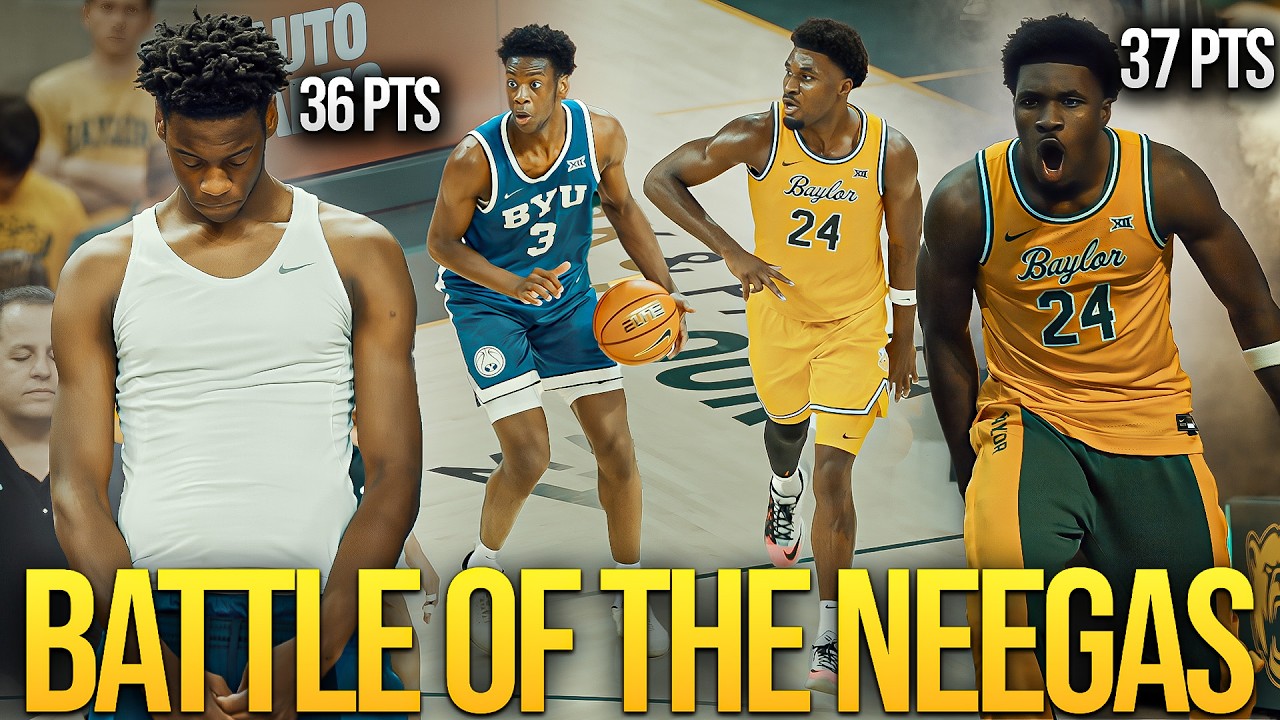 #1 AJ Dybansta (36PTS) vs Anthony Edwards Clone (37PTS) #20 Byu Cougs VS Baylor