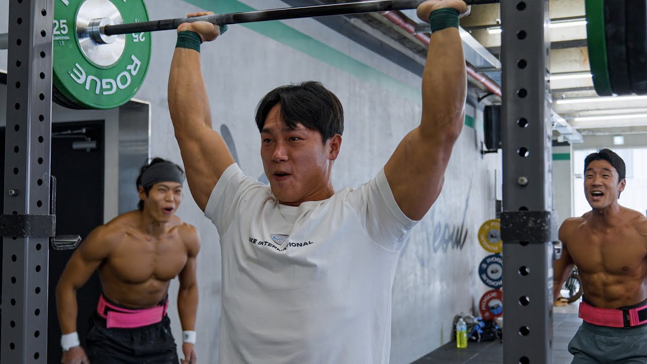 [최대몇] 윤성빈 숄더프레스 최대몇?