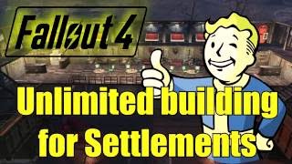 Fallout 4: how to increase the size of your settlements glitch