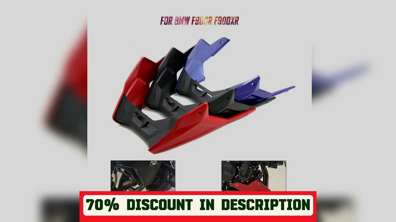 A must-have product! F900R F900XR Belly Pan Protector Lower Engine Chassis Guard Skid Plate Spoile