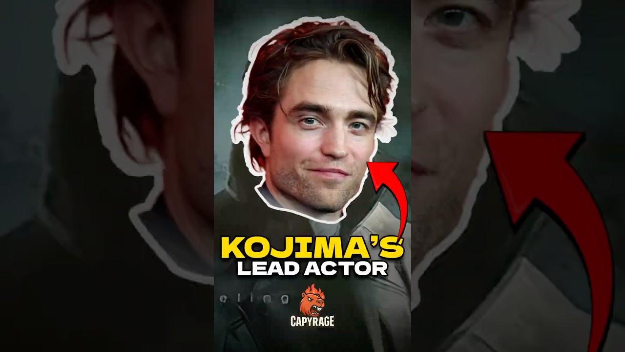 Robert Pattinson Is Hideo Kojima's Physint #gaming #hideokojima #physint