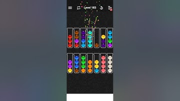 Level 183 of Ball Sort Color Water Puzzle