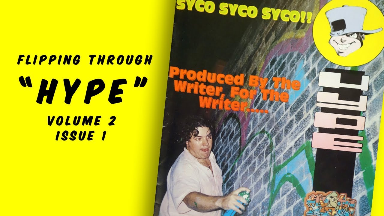 Hype - Vol. 2 Issue 1 | Flipping Through Vintage Graffiti Magazine (ASMR/No Talking)