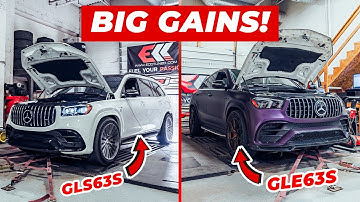 Mercedes-Benz GLS63S & GLE63S Dyno | Custom Downpipes & Tuning!