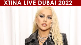 Christina Aguilera Live 2022 Dubai Ceremony - A Million Dreams