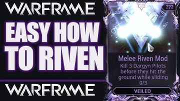 How to Kill Dargyn Pilots before they hit the ground in Warframe | Riven mods