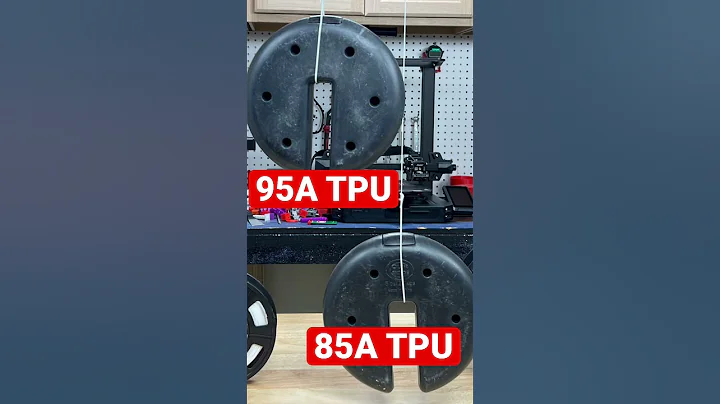 95A TPU vs 85A TPU Filament #3D Printing #Short