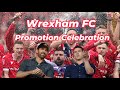 Wrexham fc epic promotion celebration