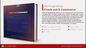 Check-out E-Commerce - Aula 09  - Adicionar ao carrinho pelo produto