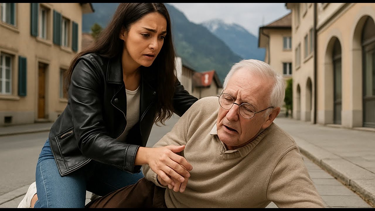 Vajza Shqiptare ne Zvicerr Ndihmoj Plakun që u rrezua.. Pa e ditur se ai Ishte Milioner..