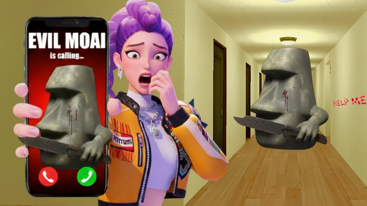 EVIL MOAI CALLS RUMI FROM K-POP HUNTERS in Garry's Mod