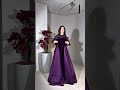 Grace Meets Style 💃 | Stunning Evening Look| Royal Vibes Only 💜 #dress #ootd #gracey #trends