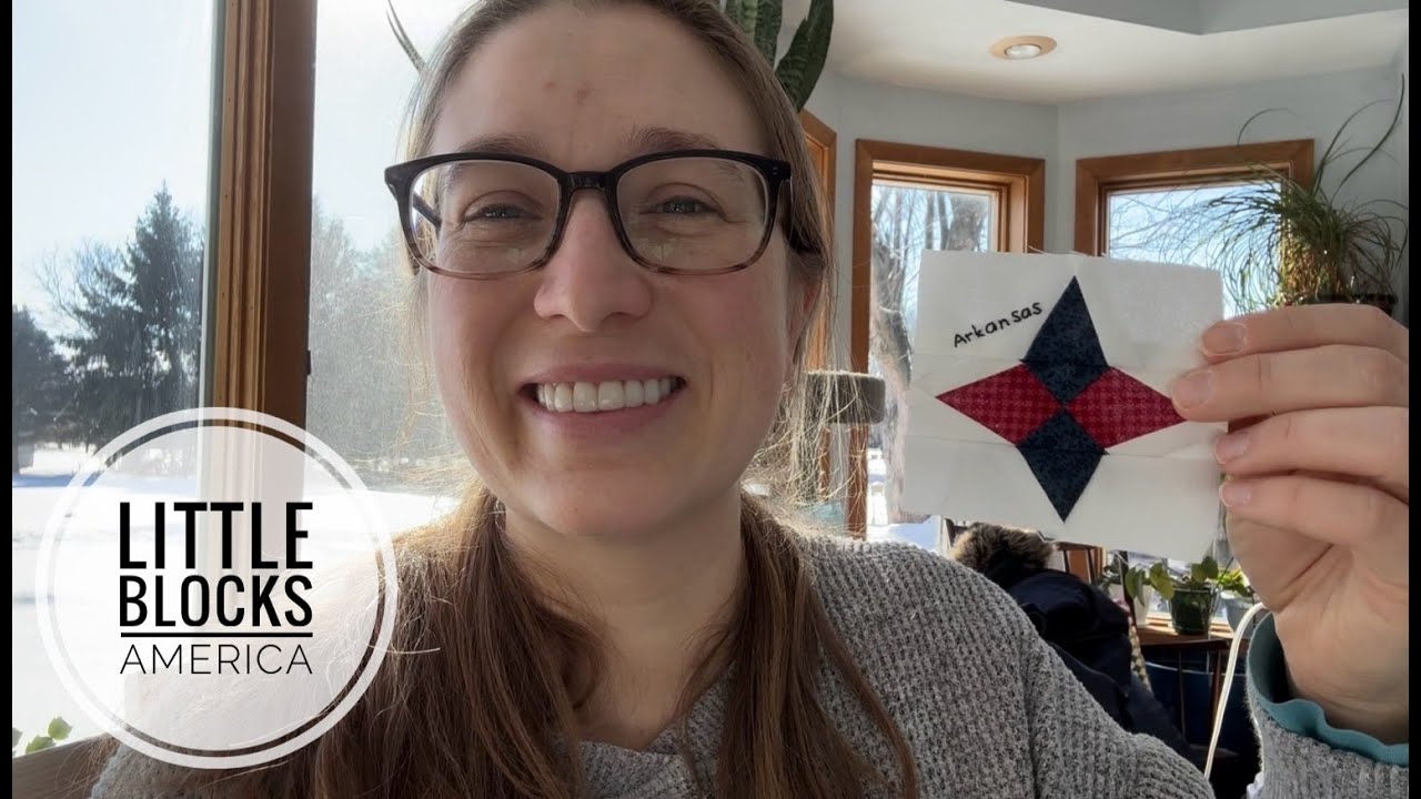 Working through my WIPS- Little Blocks America- Arkansas, VLOG