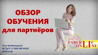 Обзор обучения для партнёров #проектfaberliconline