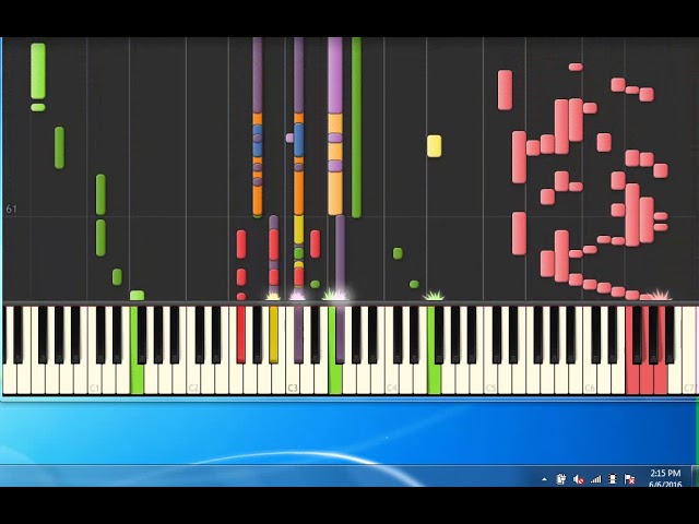 [Piano Tutorial Synthesia]Life - Desree
