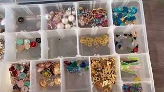 How I Store My Beads & Charms and Use Them In Journals & Albums/Quick Tutorial Beaded Charms