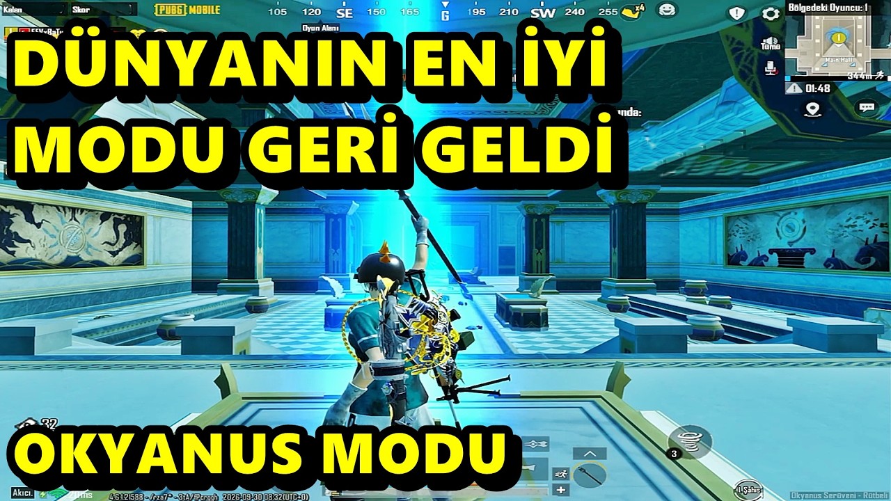 DÜNYANIN EN İYİ MODU GERİ GELDİ ! OKYANUS MODU BATUR GAME SOLO SQUAD PUBG MOBİLE
