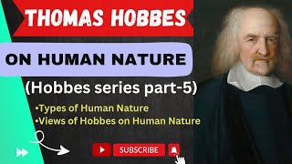 Hobbes on Human Nature || Western Thought || Graduation/IAS/PCS || Detailed Explanation ||