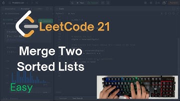 Leetcode Merge Two Sorted Lists Solved - No Talking - ASMR Coding