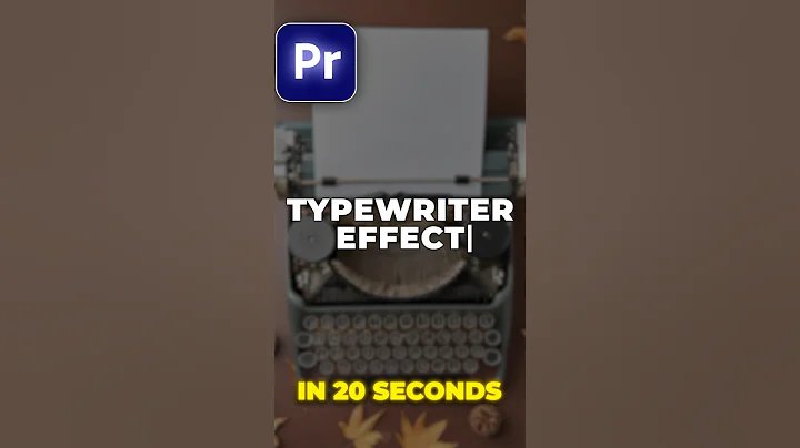 How to Make TYPEWRITER Effect in Premiere Pro
