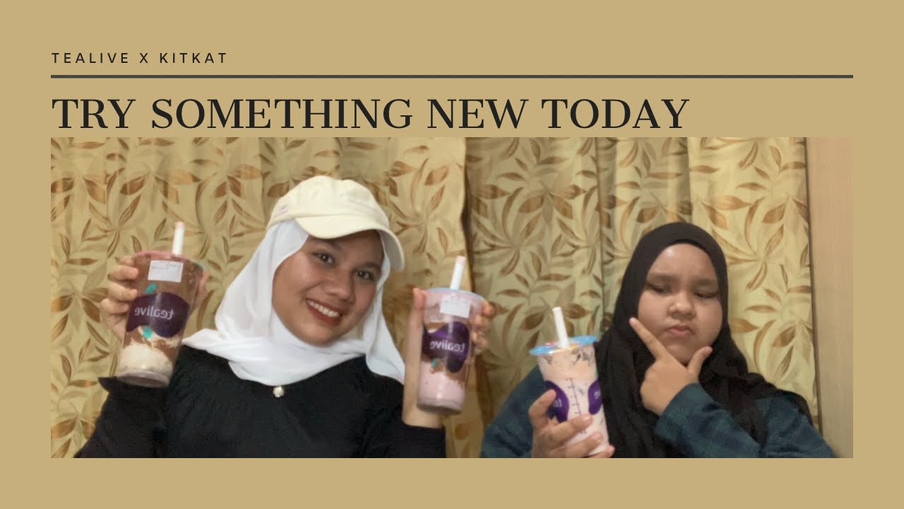 SEDAP KE TEALIVE X KITKAT NI ?! (REVIEW WITH MY COUSIE) YouTube