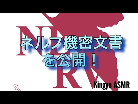 ASMR 音フェチ ネルフの機密書類を開けてみた！