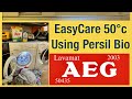 AEG Lavamat 50435, EasyCare 50°c, Quick, Using Persil Bio