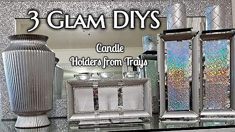 GLAM QUEEN 👑TOP DIY ROOM DECOR! DOLLAR TREE #CANDLEHOLDER #DIYGLAM #CENTERPIECE #DIY ACCESSORI #137
