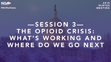 2018 Winter Meeting — Plenary Session 3: The Opioid Crisis: What’s Working and Where Do We Go Next