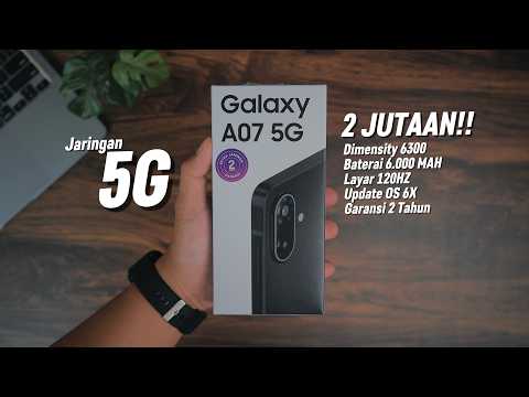 2 Jutaan Dapet 5G!! 🤯 Samsung Galaxy A07 5G Unboxing & Tes Kamera