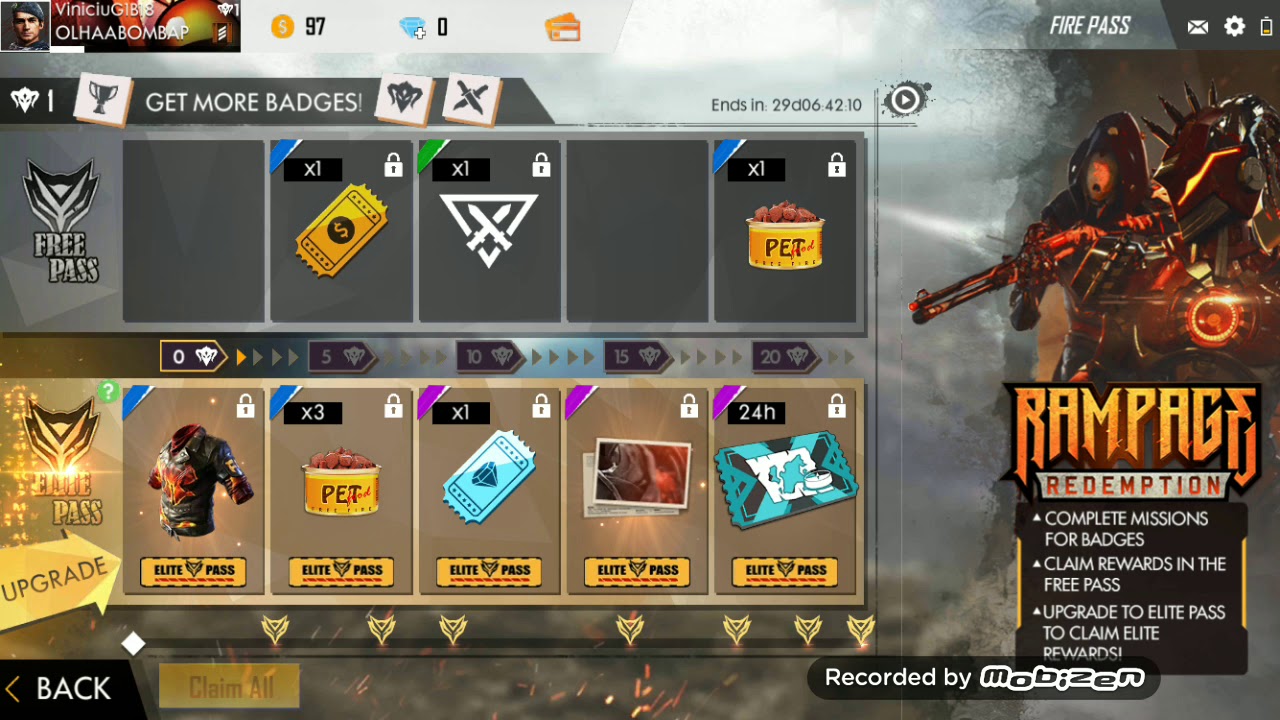 Все пропуски фри фаер по порядку картинка