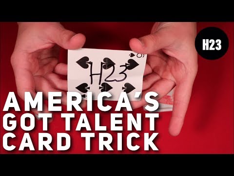 Easiest America's Got Talent Card Trick Revealed!