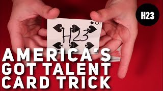 Easiest Americas Got Talent Card Trick Revealed!
