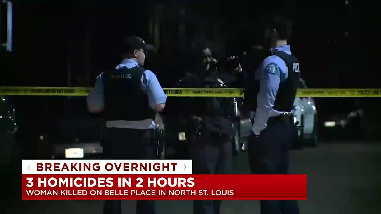St. Louis police investigating 3 homicides that occurred in 2-hour span