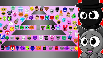 ALL 100+ Sprunki MARBLE RACE!