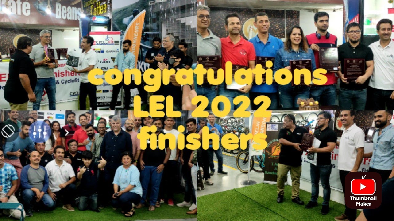 cyclofit Gurgaon full amazing video. congratulations LEL 2022 finishers.