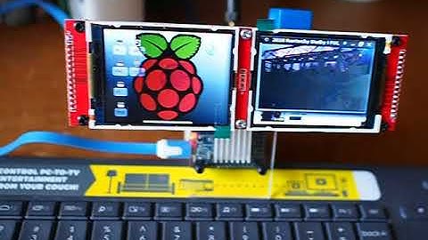 Nanopi Neo playing youtube video in dual screen ili9341 tft lcd desktop
