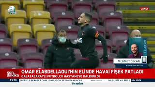 Galatasaraylı Omarın Elinde Havai Fişek Patladı Görme Kaybı Olabilir