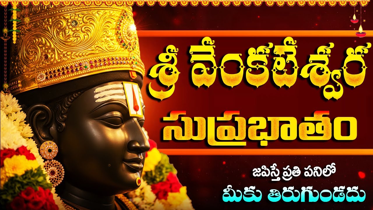 శ్రీ వేంకటేశ్వర సుప్రభాతం | Venkateshwara Suprabhatam With Lyrics | Venkateshwara Bhakti Patalu