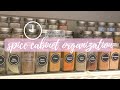 Spice Cabinet Organization | Glass Spice Jars | This and Nat