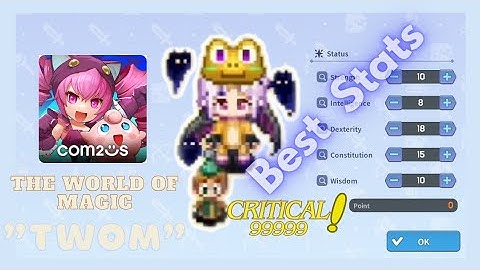 Best Stats for Beginners in (TWOM) The World Of Magic: IMO